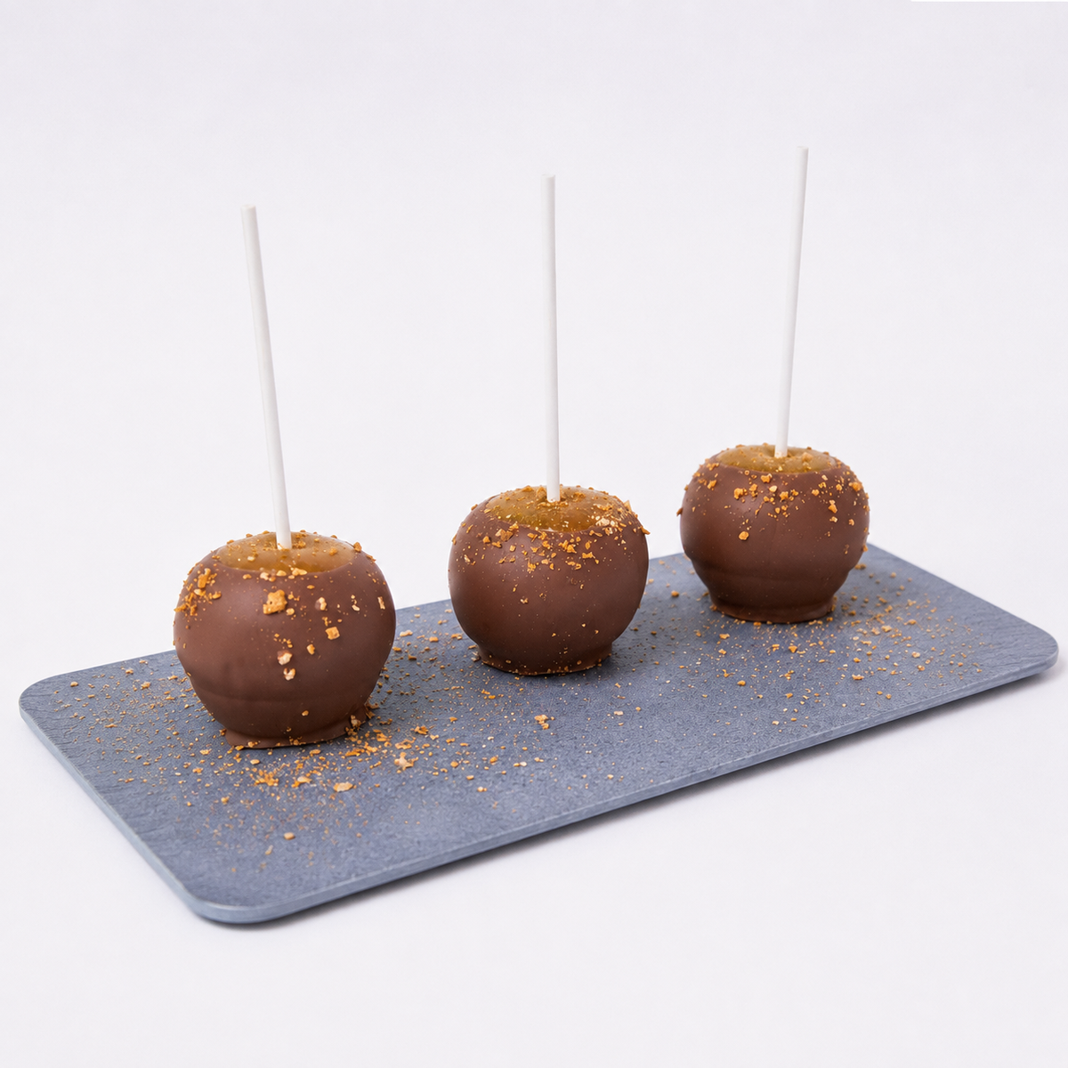 CHOCOLATE DIPPED TOFFEE APPLES