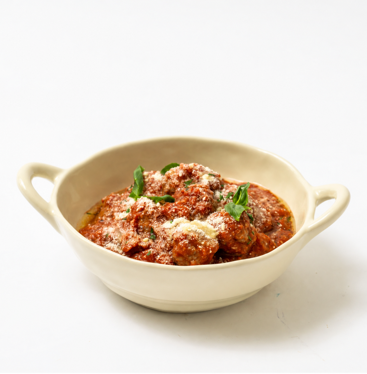BEEF MEATBALLS IN CREAMY VODKA TOMATO SAUCE